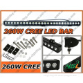 260W cree led work light bar offroad flood spot combo 47inch 22000lm led driving light bars for cars boat suv atv